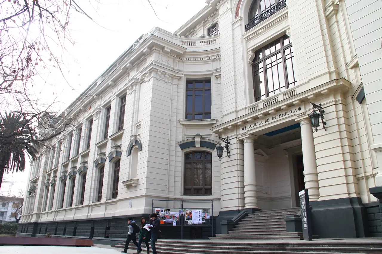 Fachada de la Facultad de Ciencias Físicas y Matemáticas